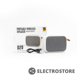 WEKOME Przenośny bezprzewodowy głośnik Bluetooth V5.0 Biały