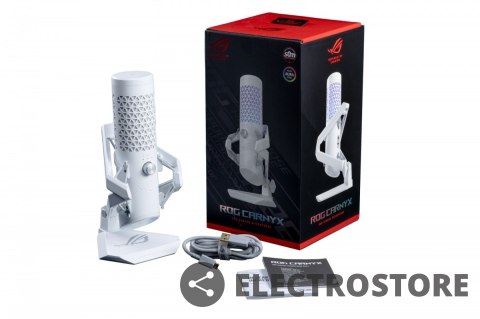 Asus Mikrofon ROG Carnyx WHITE 192kHz/24bit Aura Sync Asus Mikrofon ROG Carnyx WHITE 192kHz/24bit Aura Sync
