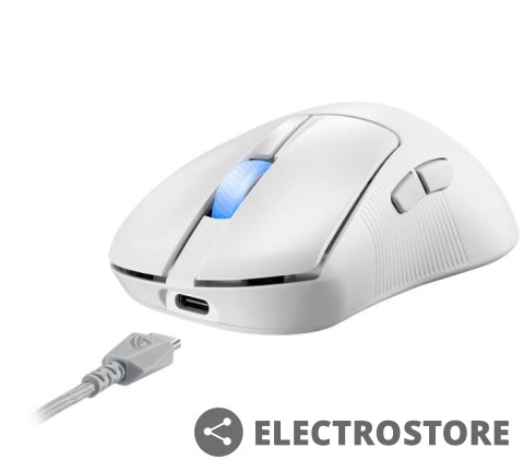 Asus Mysz bezprzewodowa ROG Keris II ACE 42000/WL/BT/RF/USB/White Asus Mysz bezprzewodowa ROG Keris II ACE 42000/WL/BT/RF/USB/White