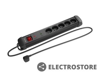 Lanberg Listwa zasilająca 3.0m 5x230 cz SP1-05E-0300-BK