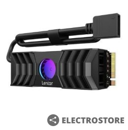 Lexar Dysk SSD NM1090 2TB Gen5 12000/11000 Radiator RGB