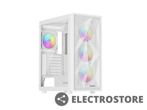 Natec Obudowa Genesis Diaxid 605 ARGB MIDI TOWER USB-C Biała Natec Obudowa Genesis Diaxid 605 ARGB MIDI TOWER USB-C Biała