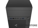 Natec Obudowa Helix USB-C MATX Mini Tower Czarna