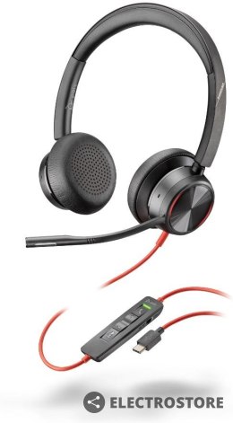 POLY Słuchawki Blackwire 8225 Stereo USB-C/A 8X223AA