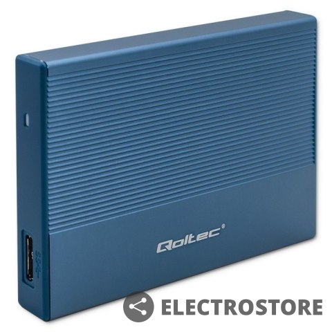 Qoltec Obudowa | Kieszeń na dysk SSD HDD 2.5" | SATA | USB 3.0 | Super speed 5Gb/s | 2TB | Niebieskia Qoltec Obudowa | Kieszeń na dysk SSD HDD 2.5" | SATA | USB 3.0 | Super speed 5Gb/s | 2TB | Niebieskia