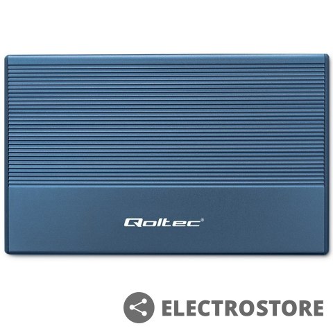Qoltec Obudowa | Kieszeń na dysk SSD HDD 2.5" | SATA | USB 3.0 | Super speed 5Gb/s | 2TB | Niebieskia Qoltec Obudowa | Kieszeń na dysk SSD HDD 2.5" | SATA | USB 3.0 | Super speed 5Gb/s | 2TB | Niebieskia