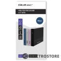 Qoltec Obudowa | Kieszeń na dysk SSD HDD 2.5" | SATA | USB 3.0 | Super speed 5Gb/s | 2TB | Niebieskia