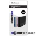 Qoltec Obudowa | Kieszeń na dysk SSD HDD 2.5 cala | SATA | USB 3.0 | Super speed 5Gb/s | 2TB | Czarna