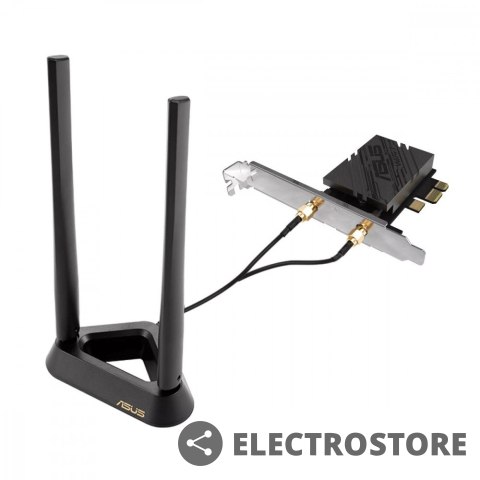 Asus Karta sieciowa PCE-BE92BT PCI-E WiFi 7 BE9400 Asus Karta sieciowa PCE-BE92BT PCI-E WiFi 7 BE9400