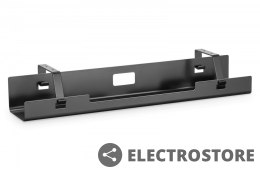 Digitus Kanał stalowy do organizacji kabli / listew zasilających pod biurkiem, z uchwytami, montaż śruby, 60cm, czarny