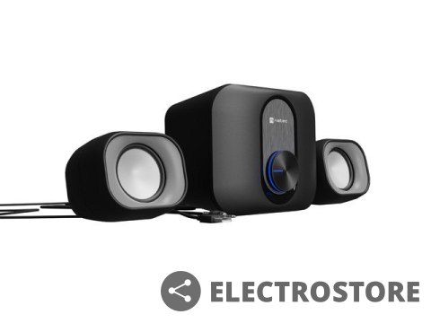 Natec Głośniki PUG 11W RMS 2.1 Czarne Natec Głośniki PUG 11W RMS 2.1 Czarne