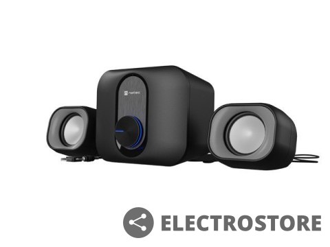 Natec Głośniki PUG 11W RMS 2.1 Czarne Natec Głośniki PUG 11W RMS 2.1 Czarne