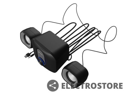 Natec Głośniki PUG 11W RMS 2.1 Czarne Natec Głośniki PUG 11W RMS 2.1 Czarne