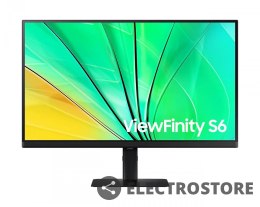 Samsung Monitor 27 cale ViewFinity S60D IPS 2560x1440 WQHD 16:9 1xHDMI 1xDP 3xUSB 3.0 5ms PinP/PbyP 100Hz HAS+PIV płaski 3YOn-Site