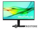 Samsung Monitor 27 cale ViewFinity S60UD IPS 2560x1440 WQHD 16:9 1xHDMI 2xDP(In+Out) 1xUSB-C 90W 3xUSB 3.0 LAN KVM 5ms PinP/PbyP 100Hz H