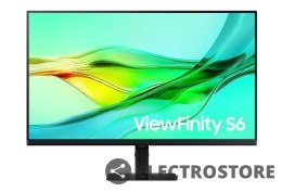 Samsung Monitor 32 cale ViewFinity S60UD IPS 2560x1440 WQHD 16:9 1xHDMI 2xDP(In+Out) 1xUSB-C 90W 3xUSB 3.0 LAN KVM 5ms PinP/PbyP 100Hz H