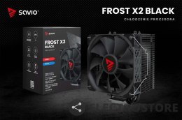 Savio Chłodzenie procesora CPU Frost Black X2