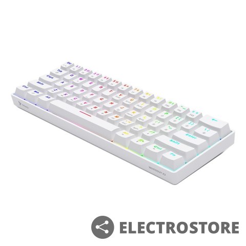 Savio Klawiatura mechaniczna Whiteout X2, Blue Outemu, Hot Swap Savio Klawiatura mechaniczna Whiteout X2, Blue Outemu, Hot Swap