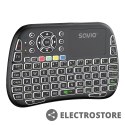 Savio Podświetlana klawiatura bezprzewodowa RGB BT + 2.4 GHz , TV Box, Smart TV, Konsole, PC, KW-04