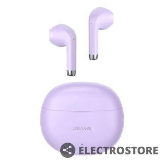 USAMS Słuchawki Bluetooth 5.3 TWS Rhymbo series Fioletowe