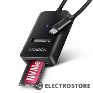 AXAGON ADM2-CM Adapter USB3.2 Gen 2 M.2 NVMe/SATA SSD 10cm USB-C cable