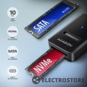 AXAGON ADM2-CM Adapter USB-C Gen 2 M.2 NVMe/SATA SSD