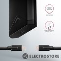 AXAGON EEM2-UB2 Obudowa zewnętrzna aluminiowa, USB-C 3.2 Gen 2 - M.2 NVMe SSD, długość 42 do 80 mm Czarna