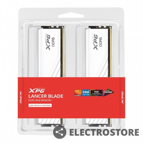 Adata Pamięć XPG Lancer Blade DDR5 6000 32GB 2x16 CL30 RGB biała