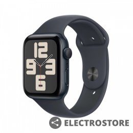 Apple Watch SE GPS, koperta 40 mm z aluminium w kolorze północy z paskiem sportowy w kolorze północy - rozmiar M/L