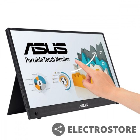 Asus Monitor 16 cali MB16AMTR FHD IPS m-HDMI USB Dotyk Asus Monitor 16 cali MB16AMTR FHD IPS m-HDMI USB Dotyk