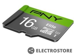 PNY Karta pamięci MicroSDHC Elite 16GB P-SDU32GU185GW-GE