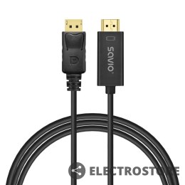 Savio Kabel Display Port do HDMI 1,5m, CL-183