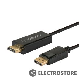 Savio Kabel Display Port do HDMI 1,5m, CL-183