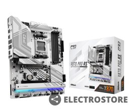 ASRock Płyta główna X870 PRO RS AM5 4DDR5 M.2 ATX