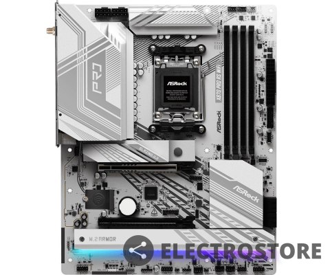 ASRock Płyta główna X870 PRO RS WIFI AM5 4DDR5 M.2 ATX ASRock Płyta główna X870 PRO RS WIFI AM5 4DDR5 M.2 ATX