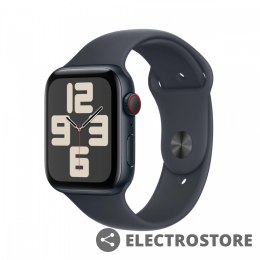 Apple Watch SE GPS + Cellular, koperta 40 mm z aluminium w kolorze północy z paskiem sportowym w kolorze północy - rozmiar S/M