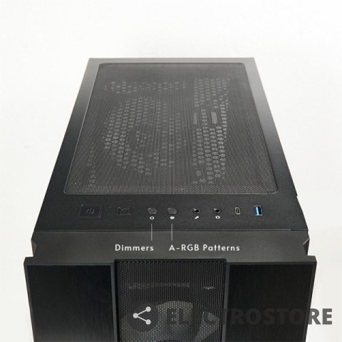 Chieftec Obudowa GS-02B-OP Hunter 2 Midi Tower 4xRGB USBC Chieftec Obudowa GS-02B-OP Hunter 2 Midi Tower 4xRGB USBC