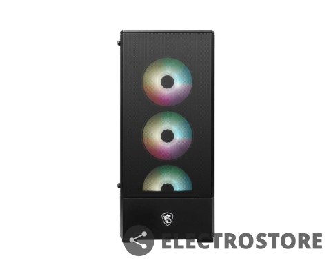 MSI Obudowa komputerowa MAG FORGE 112R wentylatory ARGB, szkło hartowane, 2xUSB MSI Obudowa komputerowa MAG FORGE 112R wentylatory ARGB, szkło hartowane, 2xUSB