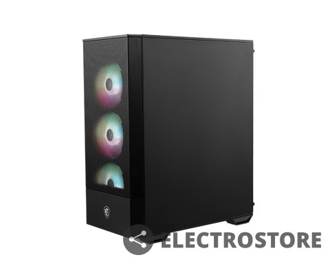 MSI Obudowa komputerowa MAG FORGE 112R wentylatory ARGB, szkło hartowane, 2xUSB MSI Obudowa komputerowa MAG FORGE 112R wentylatory ARGB, szkło hartowane, 2xUSB