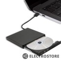 Qoltec Nagrywarka DVD-RW zewnętrzna | USB 2.0 | Czarna