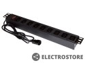 ALANTEC Listwa zasilająca 19" 9xC13 wtyk C14