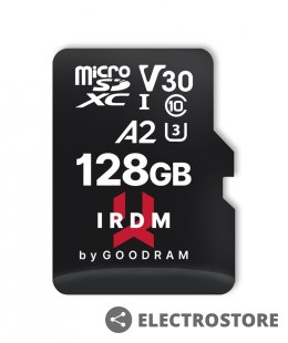 GOODRAM Karta pamięci microSD IRDM 128GB UHS-I U3 A2 + adapter