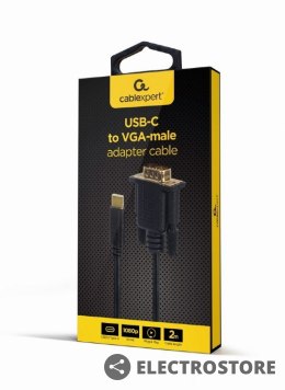 Gembird Kabel USB-C do VGA male 1920x1080 60Hz