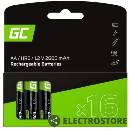 Green Cell Akumulatorki paluszki AA R6 2600mAh 16 sztuk