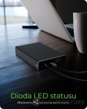 IcyBox Obudowa IB-RD2253-C31 zew. Raid dla 2,5 SATA HDD na USB 3.2 Gen 2, RAID 0,1, SINGLE, LARGE