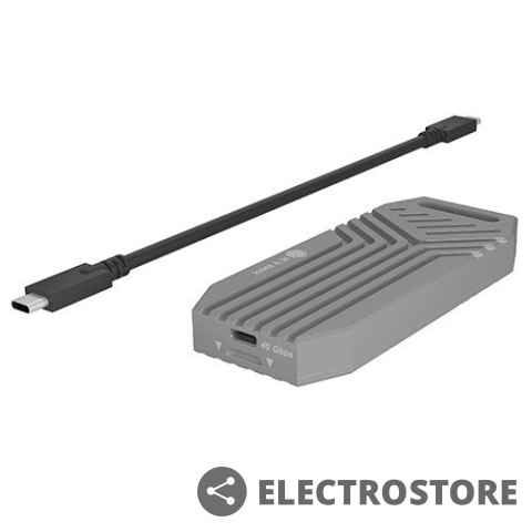 IcyBox Obudowa IB-1919M-C42 Type-C. USB4. Gen 3x2 (40 Gbit/s) na PCIe NVMe M.2 2280 IcyBox Obudowa IB-1919M-C42 Type-C. USB4. Gen 3x2 (40 Gbit/s) na PCIe NVMe M.2 2280