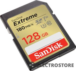 SanDisk Karta pamięci Extreme SDXC 128GB 180/90 MB/s V30 UHS-I U3