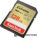 SanDisk Karta pamięci Extreme SDXC 128GB 180/90 MB/s V30 UHS-I U3