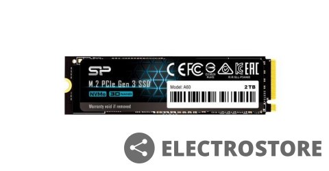 Silicon Power Dysk SSD P34A60 2TB PCIE M.2 NVMe 2200/1600 MB/s