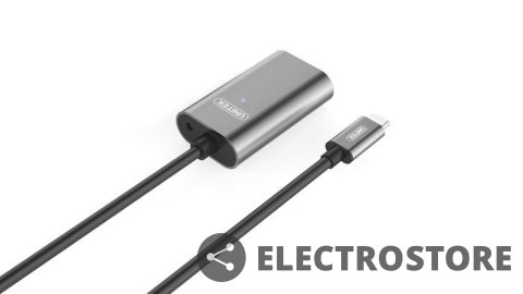 Unitek Przedłużacz aktywny USB Typ-C 3.1, 5m, M/F; U305A Unitek Przedłużacz aktywny USB Typ-C 3.1, 5m, M/F; U305A
